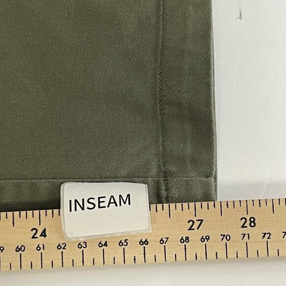 Volcom Mens Olive Green Chino Pants Size 25‎ Relaxed Fit Comfortable - Picture 10 of 11
